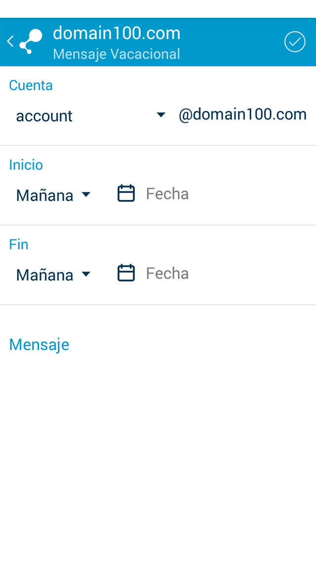 Mensaje de vacaciones Cybermóvil PRO Mensaje de vacaciones Cybermóvil PRO de Cyberneticos