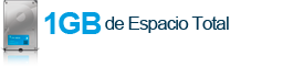 1GB Espacio en Disco - 10GB Tráfico Mensual 1GB Espacio en Disco - 10GB Tráfico Mensual