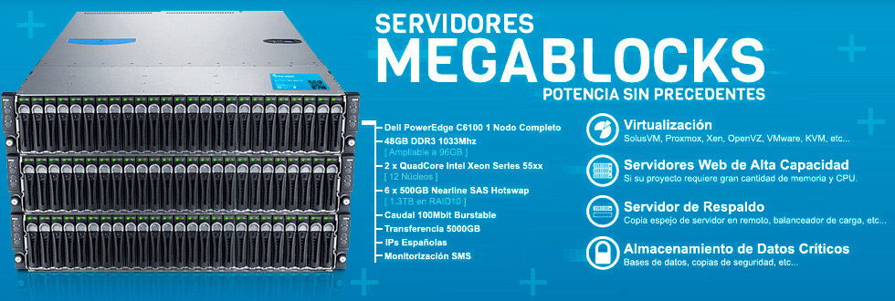 Servidores MEGABLOCKS
