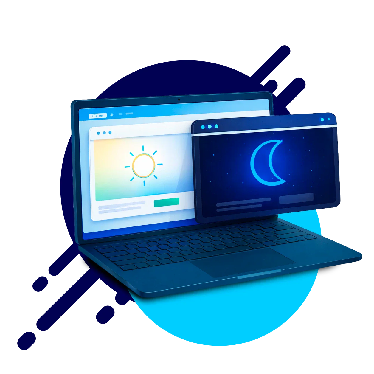 Modos claro y oscuro