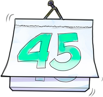 45 días Comisiones tras 45 días