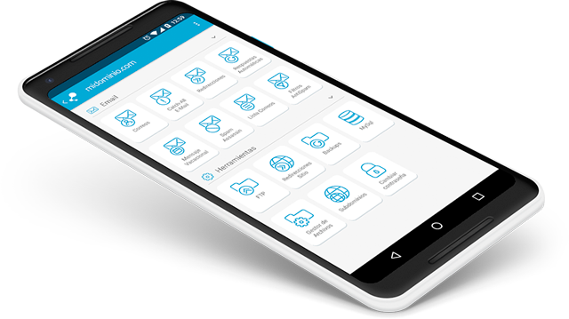 Cybermóvil PRO: Herramientas Hosting en su móvil