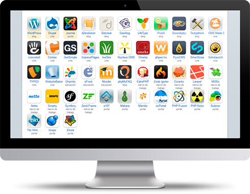 Installatron Installatron Más de 145 programas ya incluidos