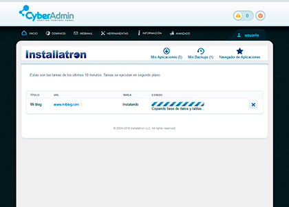 Installatron Rápido y Sencillo Rápido y Sencillo